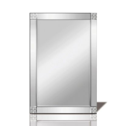 IM60318  Vita Square Cut Detailed Mirror *COLLECTION ONLY* (16kg)